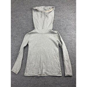 Toad & Co Sweatshirt Women's XS Gray Pullover Funnel Neck Long Sleeve Pockets